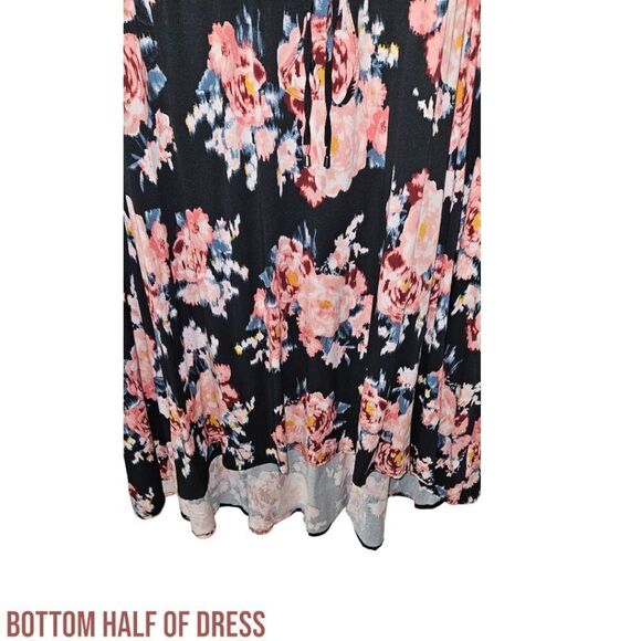 TORRID PLUS SIZE-MINI CHALLISโFLORAL HIGH- LOW SHIRT DRESS SIZE 4X - Picture 7 of 17